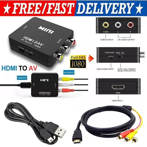 Hdmi rca adapter - to, av